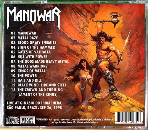 Manowar - Monsters Of Rock 1998 CD