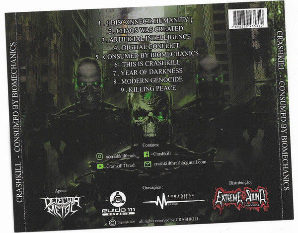 Crashkill - Consumed By Biomechanics - CD