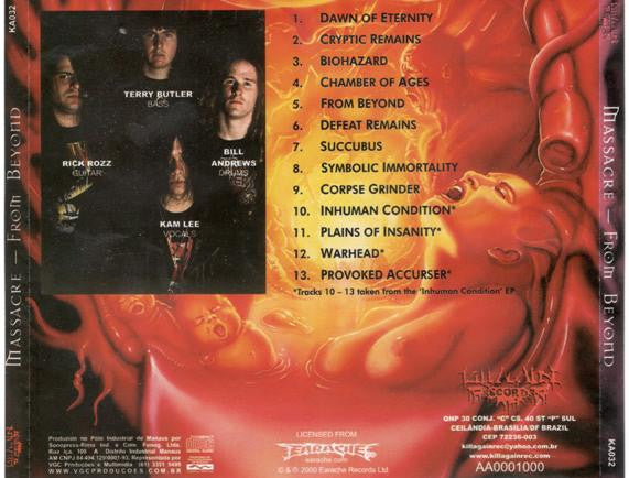 Massacre - From Beyond - CD