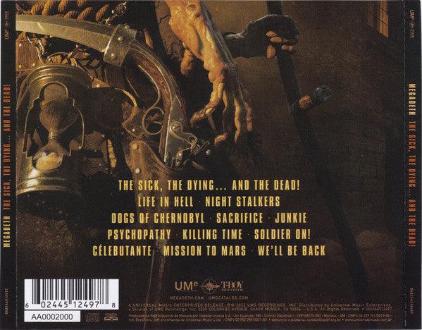 Megadeth - The Sick, The Dying... And The Dead! - CD