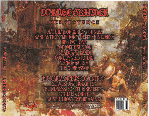 Corpse Grinder - Persistence - CD