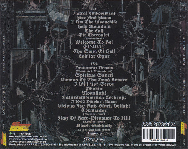 Rotting Christ - The Apocryphal Spells - 2xCD