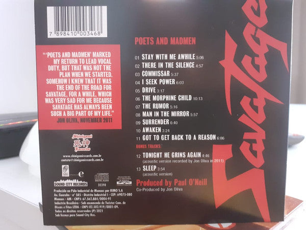 Savatage - Poets And Madmen - CD