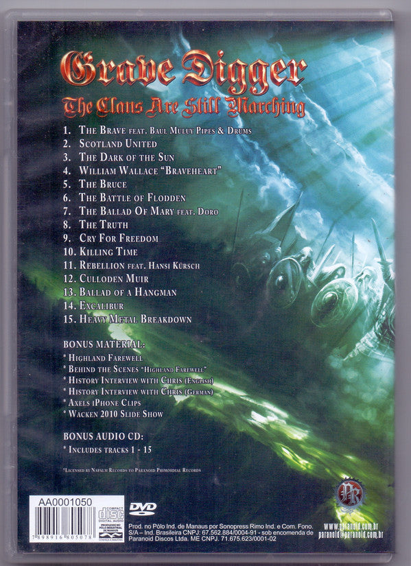 Grave Digger - The Clans Are Still Marching - DVD + CD
