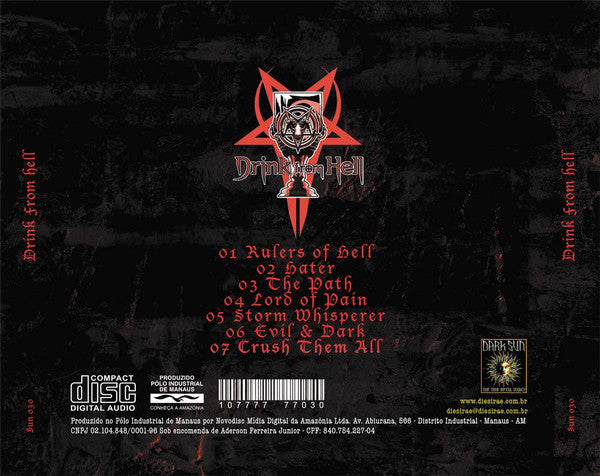 Drink From Hell - Drink From Hell - CD