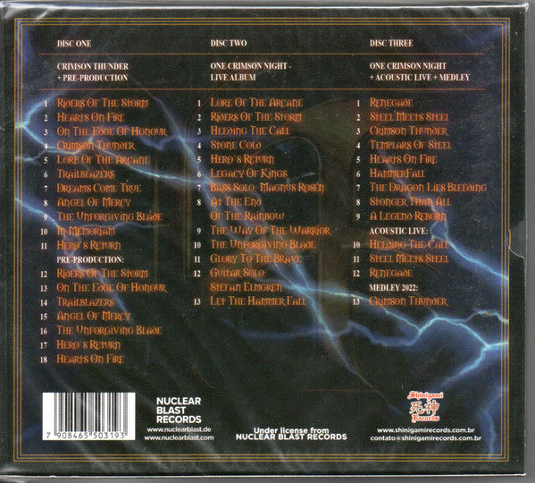 HammerFall - Crimson Thunder - CD + 2xCD
