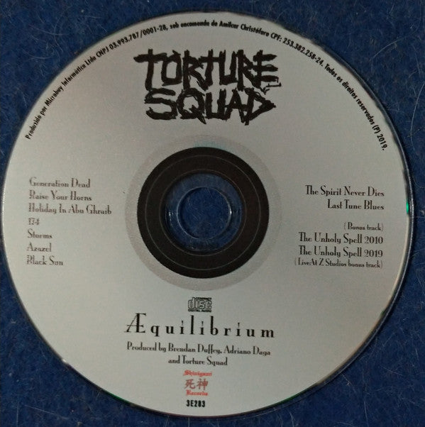 Torture Squad - Æquilibrium - CD