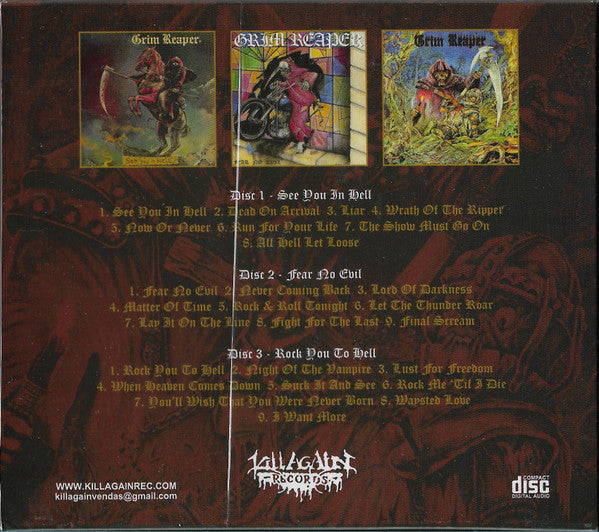 Grim Reaper - The Grimm Chronicles 1983-1987 - 3XCD