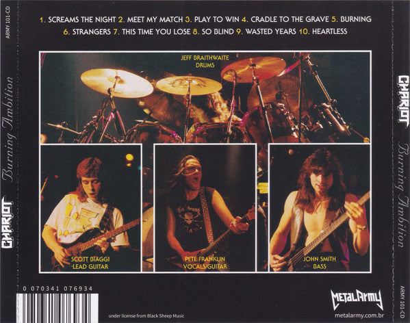 Chariot - Burning Ambition - CD