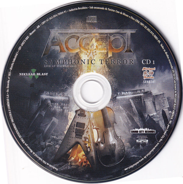 Accept – Symphonic Terror - Live At Wacken 2017 DVD / CD
