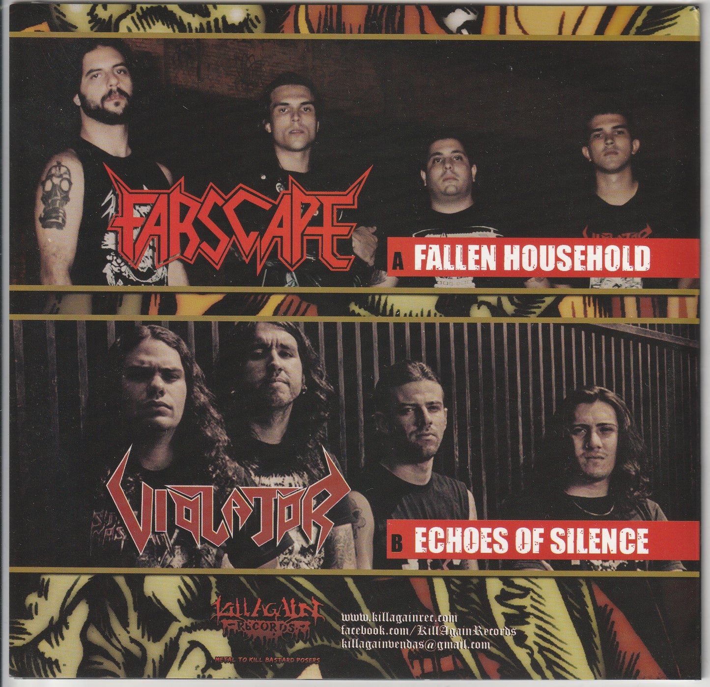 Farscape / Violator – The Fall Of Silence LP 7"