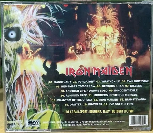 Iron Maiden - Bruce's First Concert CD