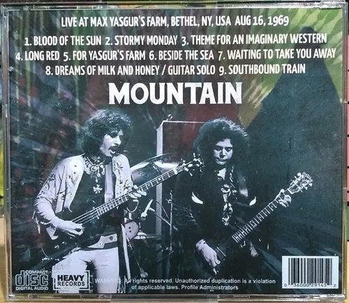 Mountain - Live Woodstock CD