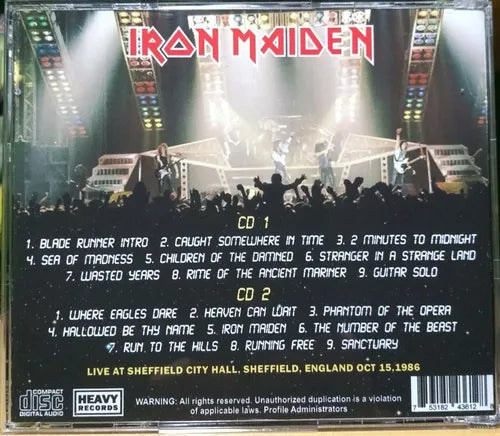 Iron Maiden - Sheffield In Madness 2xCD