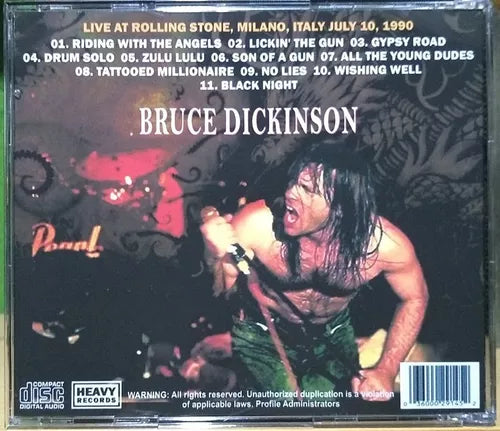 Bruce Dickinson - Tattooed In Milano 1990 CD