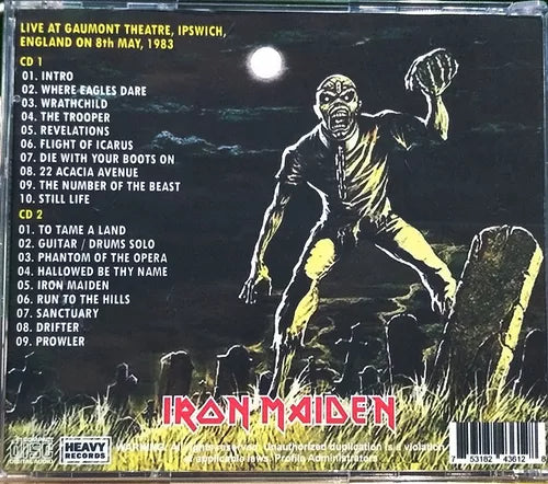 Iron Maiden - Ipswich Of Mind 2xCD