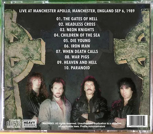 Black Sabbath - Headless Cross In Manchester CD