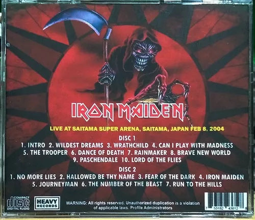 Iron Maiden - Dance In Japan 2xCD