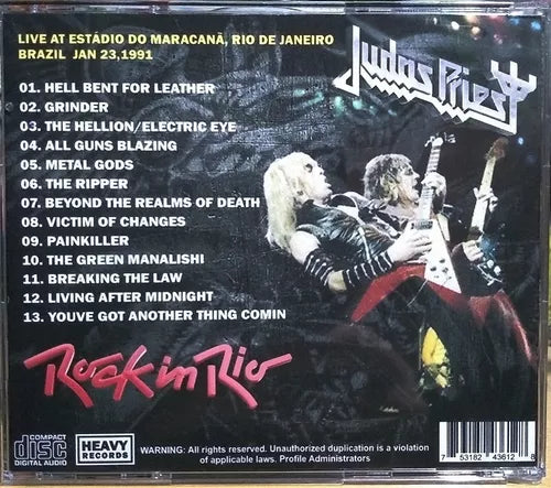 Judas Priest - Rock In Rio 1991 CD