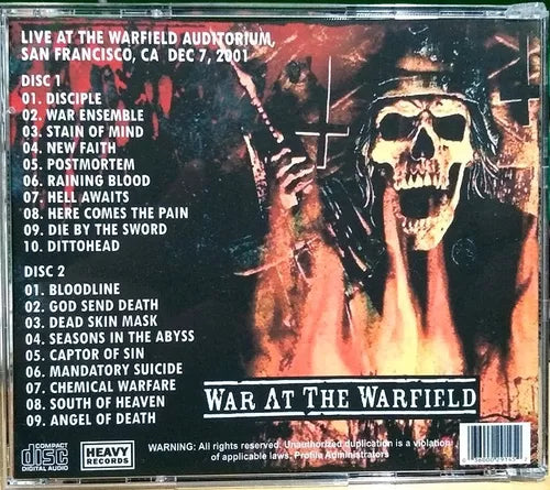 Slayer - War At The Warfield CD