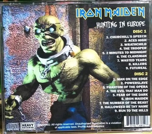 Iron Maiden - Hunting In Europe 2xCD