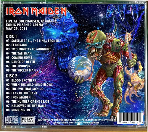 Iron Maiden - Final Frontier In Oberhausen 2011 2xCD