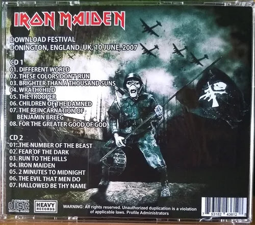 Iron Maiden - Download Festival 2007 2xCD