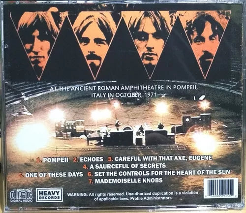 Pink Floyd - Live At Pompeii CD