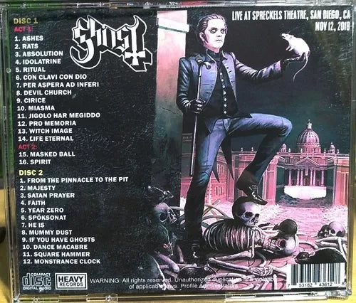 Ghost - Live Spreckles Theatre 2xCD