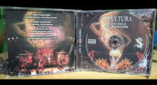 Sepultura - Under Siege Live In Barcelona CD