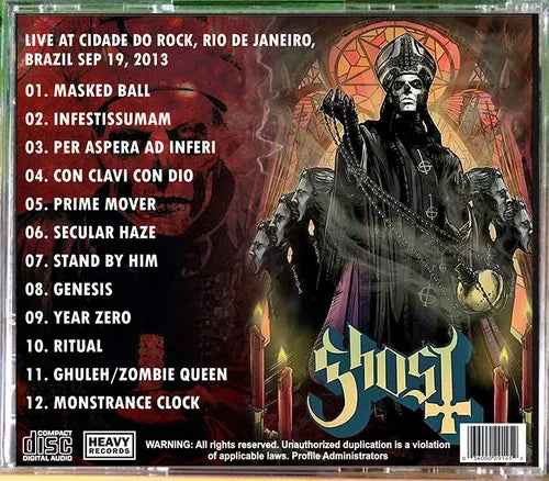 Ghost - Rock In Rio 2013 CD