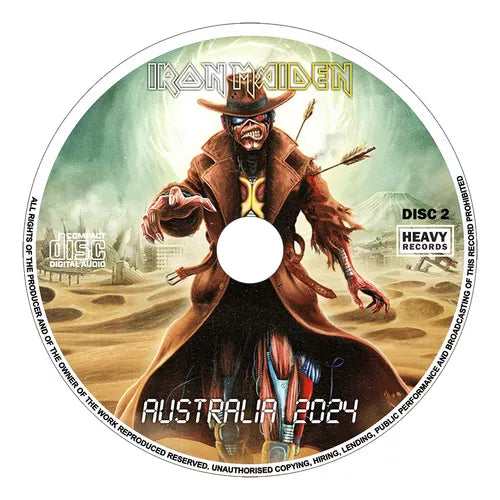 Iron Maiden - Live Australia 2024 2xCD