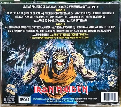 Iron Maiden - Be Quick Or Be Dead In Caracas 2xCD