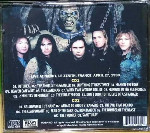 Iron Maiden - Virtual Lights Strikes Over France 2xCD