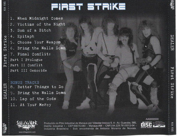 Dealer  - First Strike - CD
