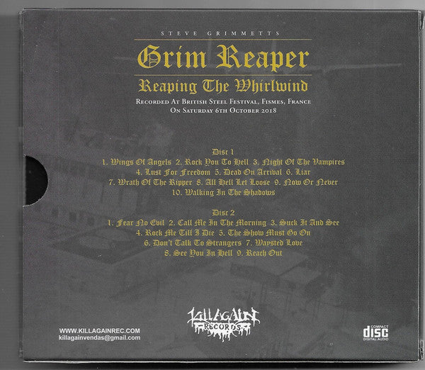 Grim Reaper  - Reaping The Whirlwind - 2xCD