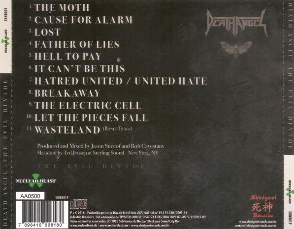 Death Angel  - The Evil Divide - CD