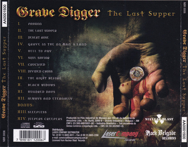 Grave Digger  - The Last Supper - CD