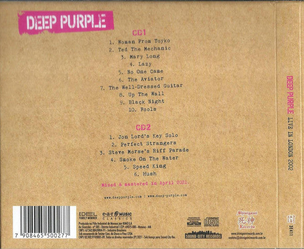 Deep Purple - Live In London 2002 - 2xCD
