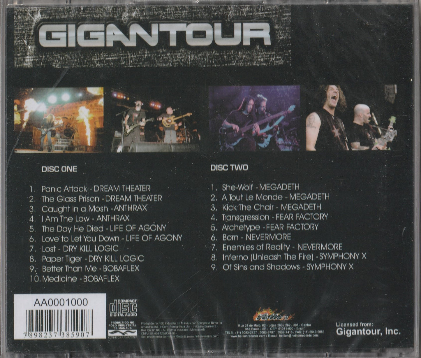 Gigantour - Live 2xCD