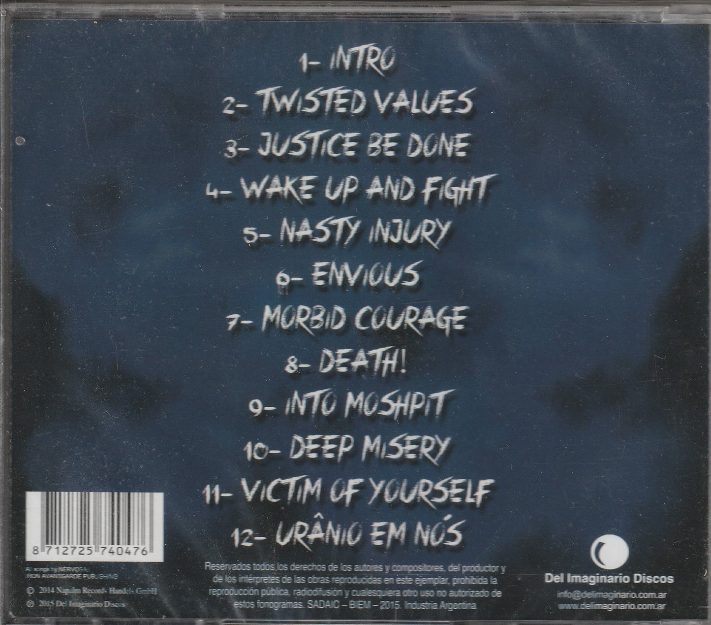 Nervosa - Victim Of Yourself CD