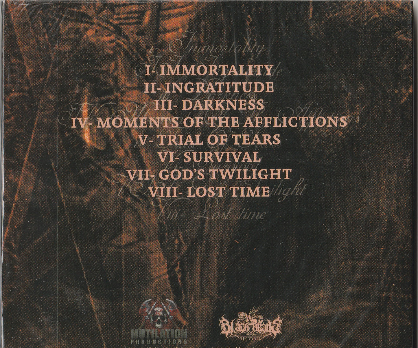 Pentacrostic - Moments Of The Afflictions CD