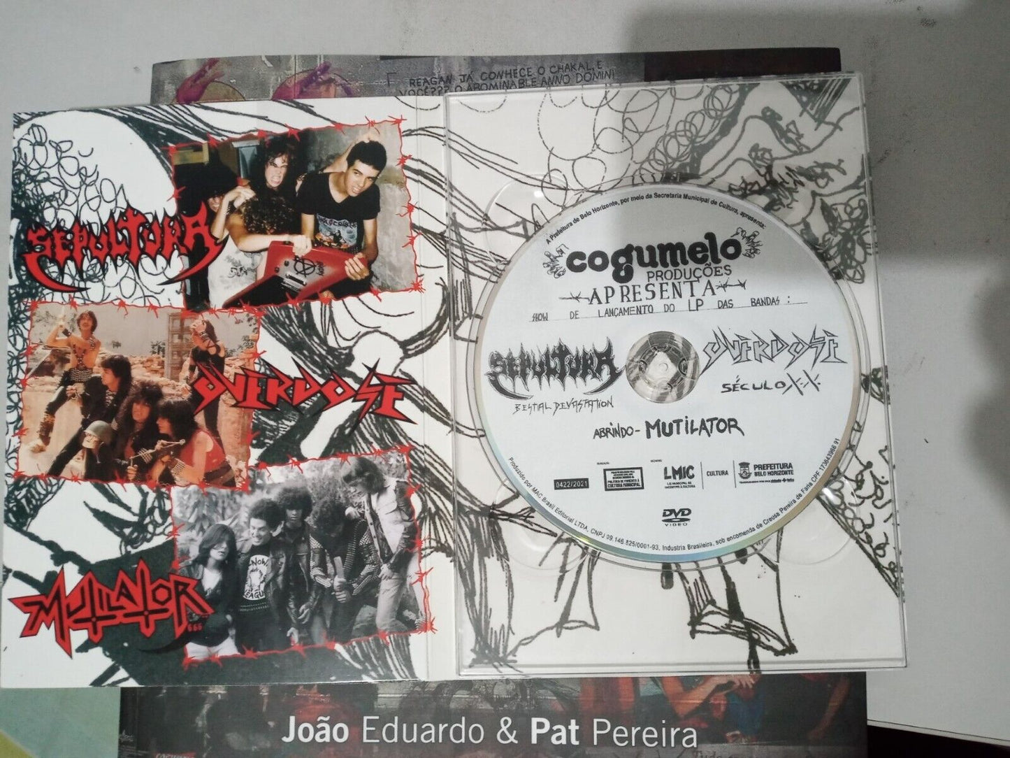 CATALOGUE COGUMELO RECORDS “40 YEARS ANNIVERSARY” + DVD (204 PAGES BOOK)