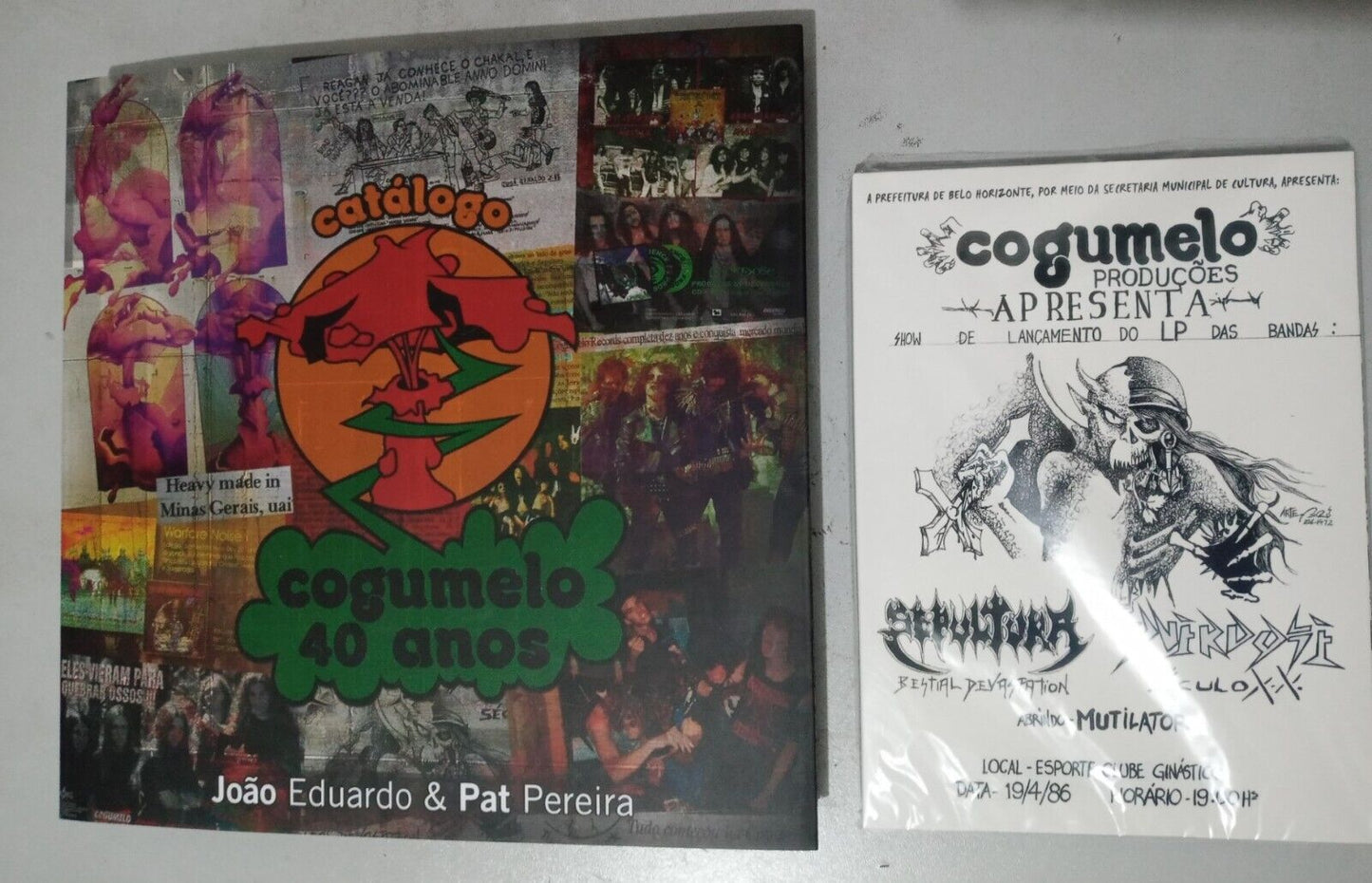 CATALOGUE COGUMELO RECORDS “40 YEARS ANNIVERSARY” + DVD (204 PAGES BOOK)