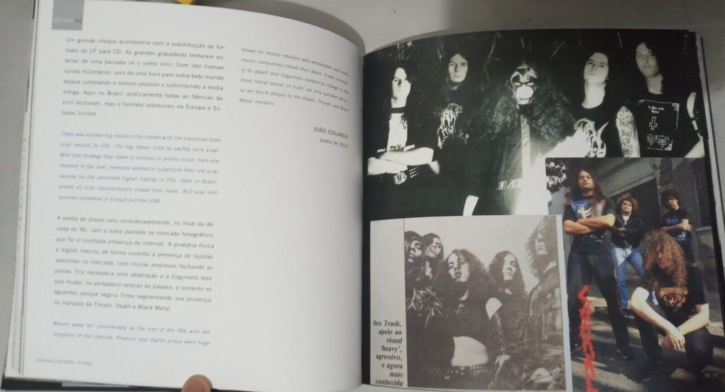 CATALOGUE COGUMELO RECORDS “40 YEARS ANNIVERSARY” + DVD (204 PAGES BOOK)