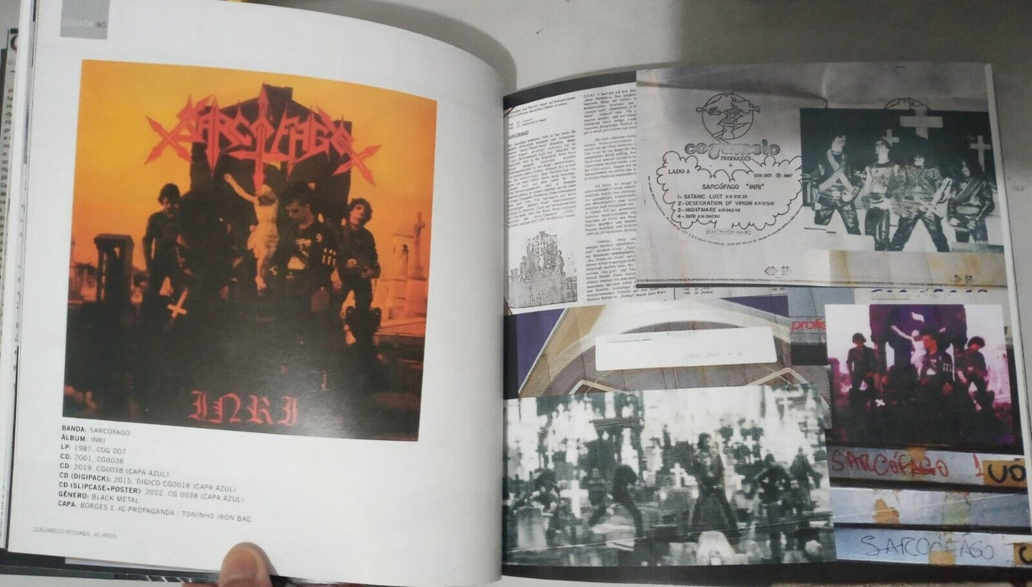 CATALOGUE COGUMELO RECORDS “40 YEARS ANNIVERSARY” + DVD (204 PAGES BOOK)