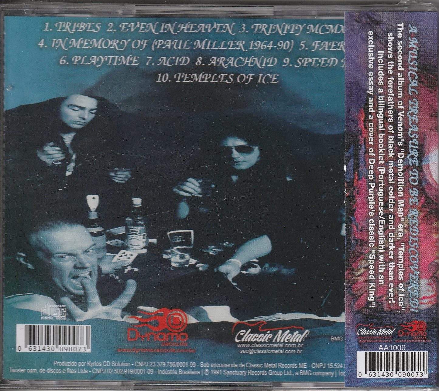Venom  - Temples Of Ice CD