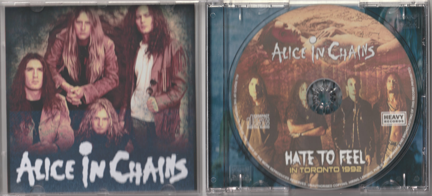 Alice In Chains - Hate To Feel In Toronto 1992 CD