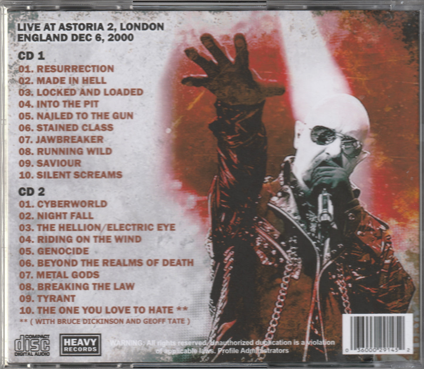 Halford - Resurrection In London 2xCD