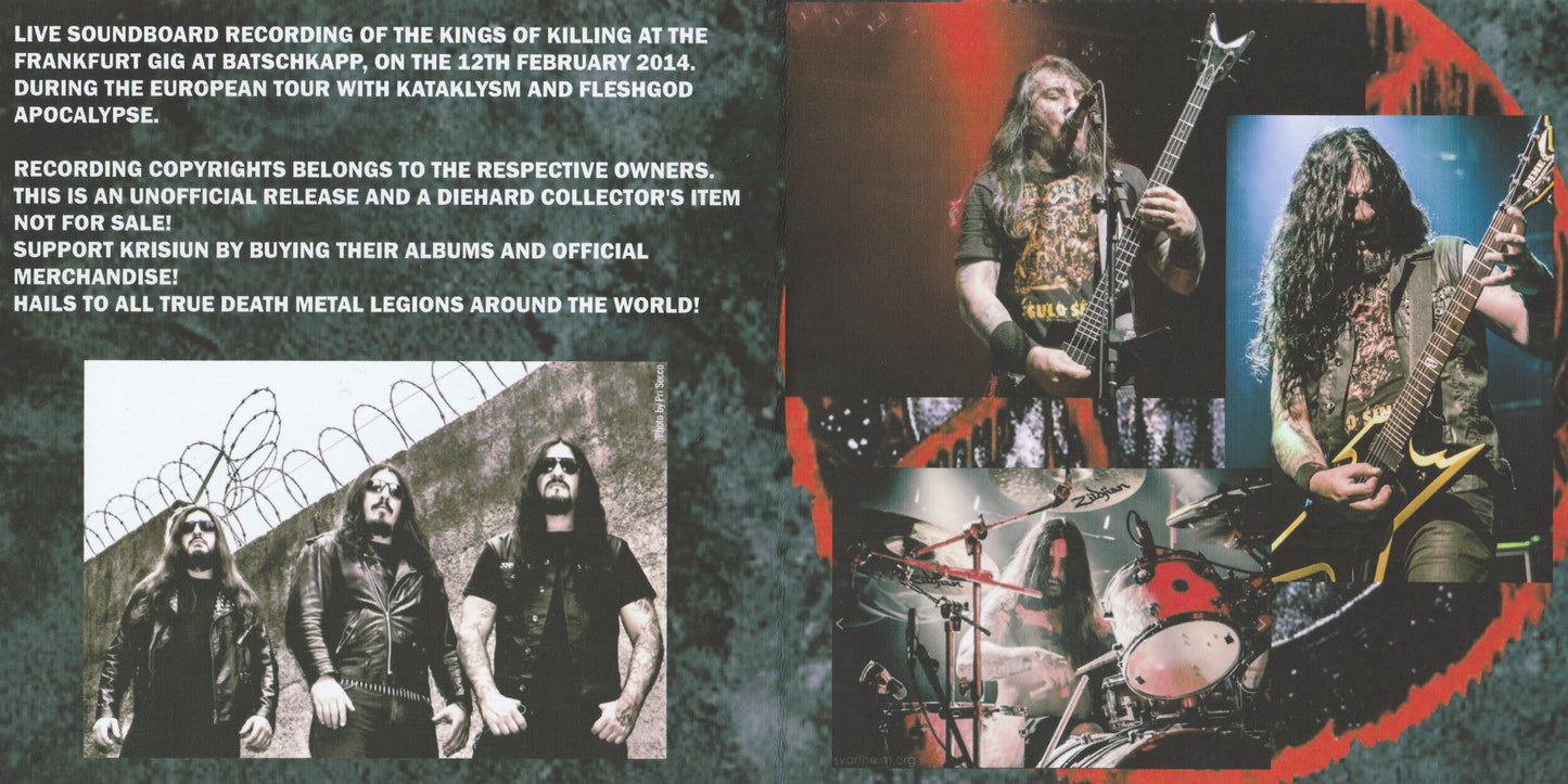 Krisiun - King Of Killing Live In Frankfurt 2014 CD